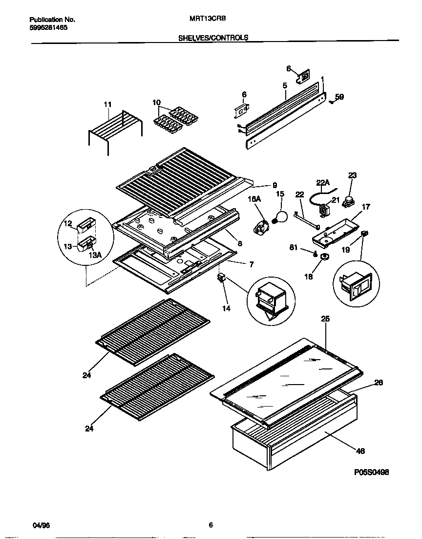 04 - SHELVES/CONTROLS