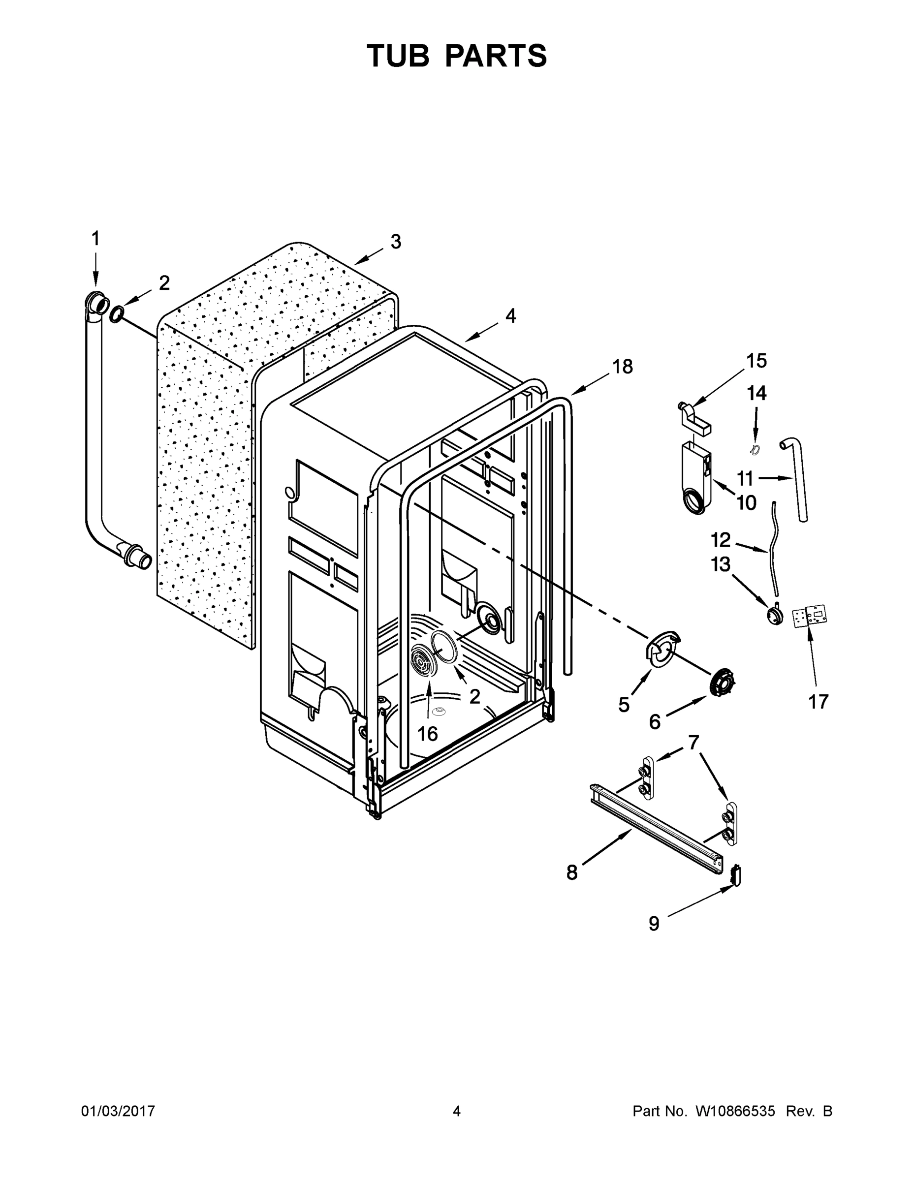 03 - TUB PARTS