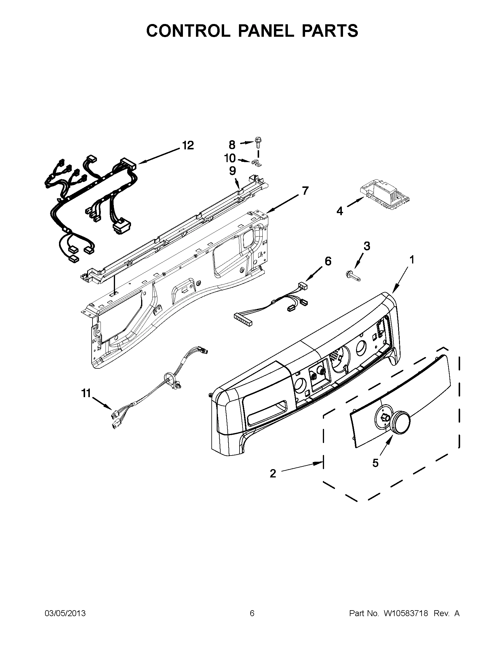 03 - CONTROL PANEL PARTS