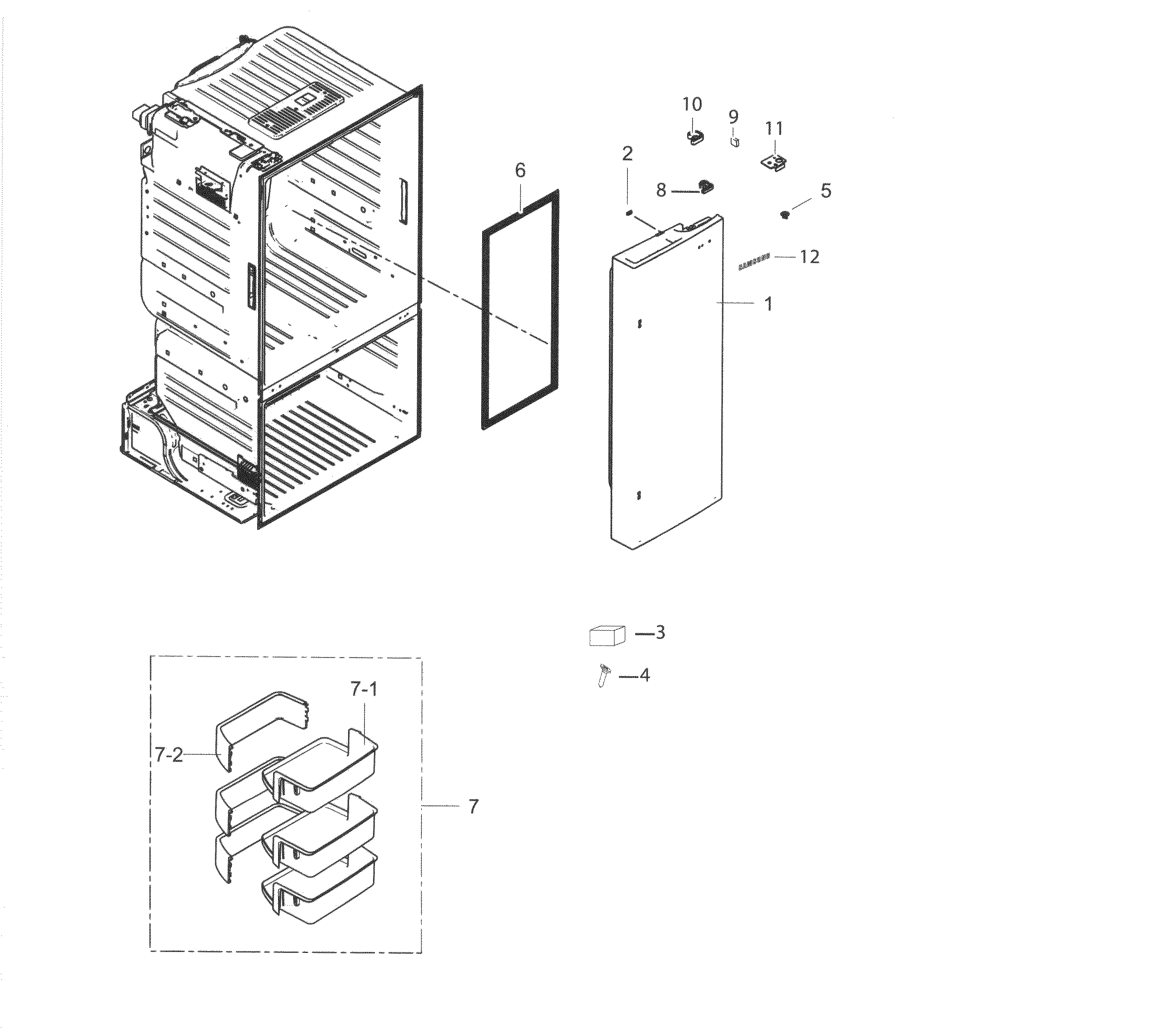 FRIDGE DOOR R