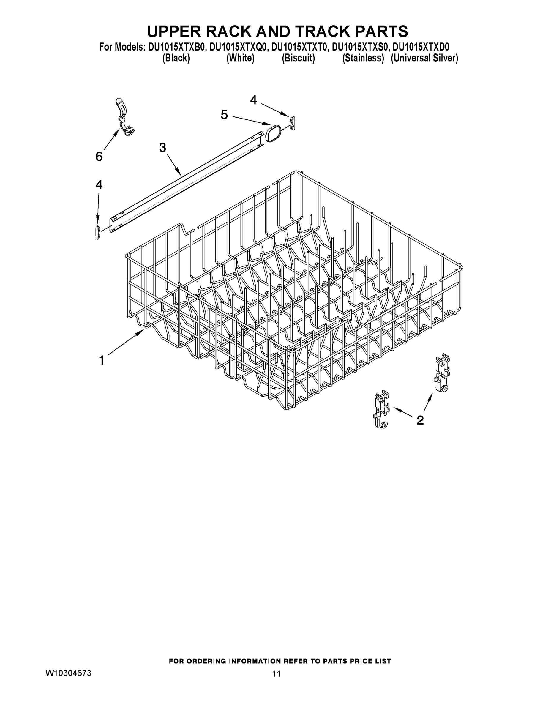 09 - UPPER RACK AND TRACK PARTS