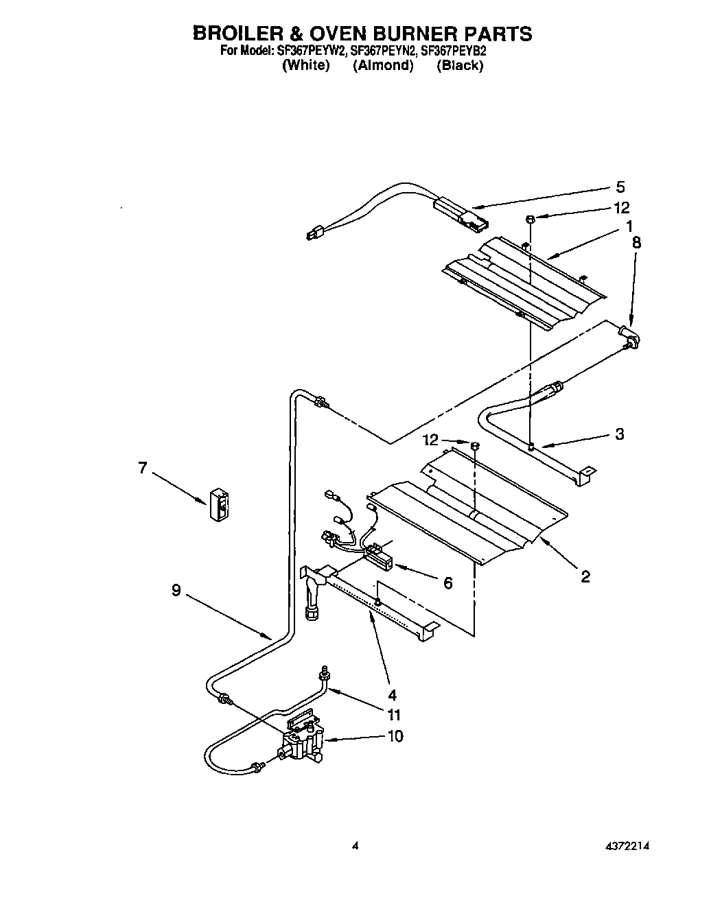 04 - BROILER AND OVEN BURNER