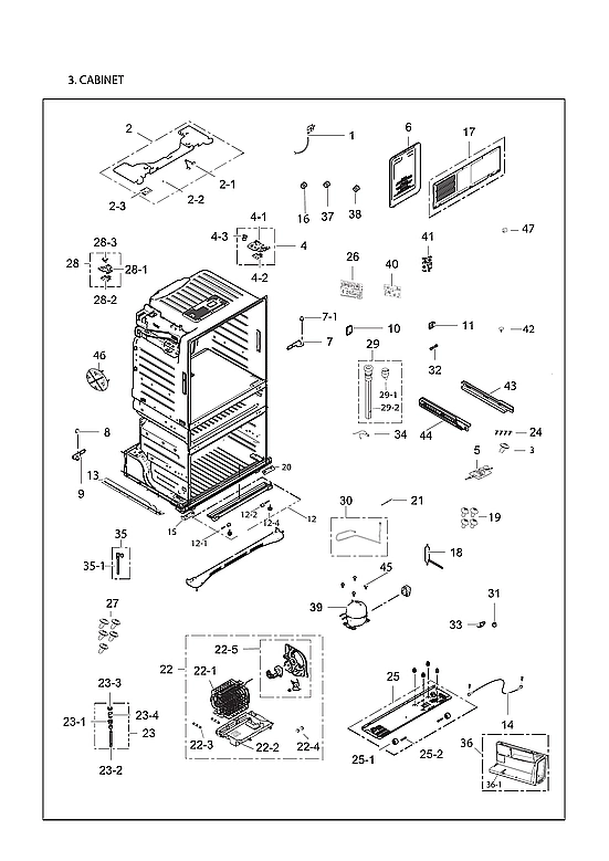 CABINET PARTS