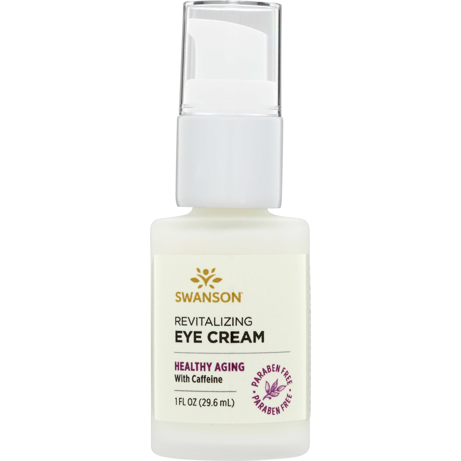 Swanson Vitamins Revitalizing Eye Face Cream with Caffeine | 1 fl oz Face Cream
