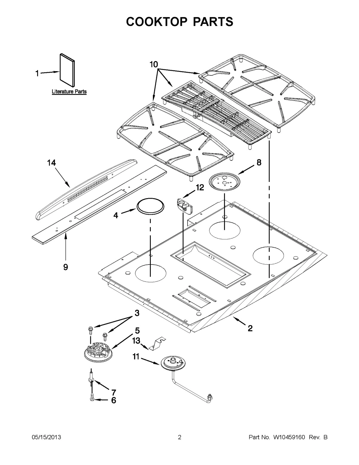 01 - COOKTOP PARTS