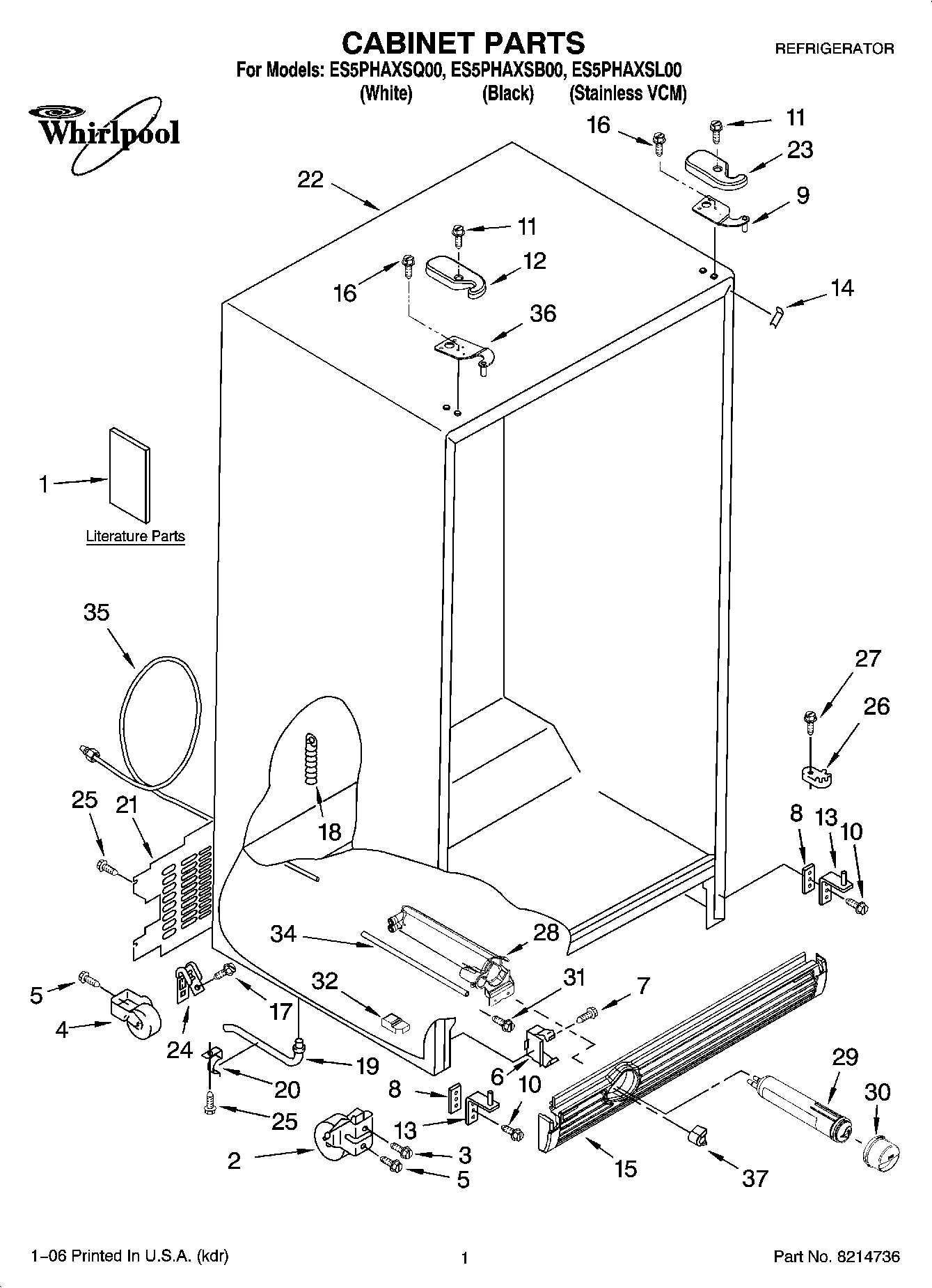 01 - CABINET PARTS