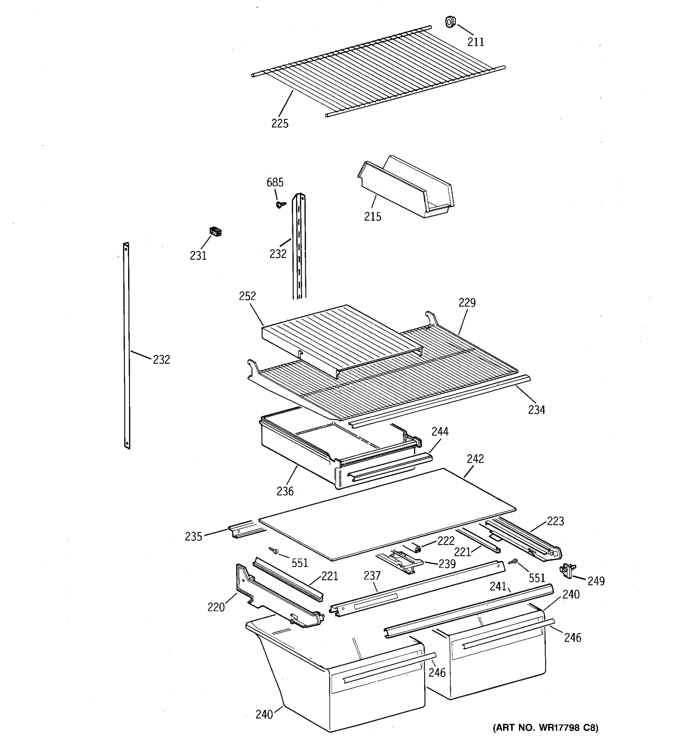 SHELF PARTS
