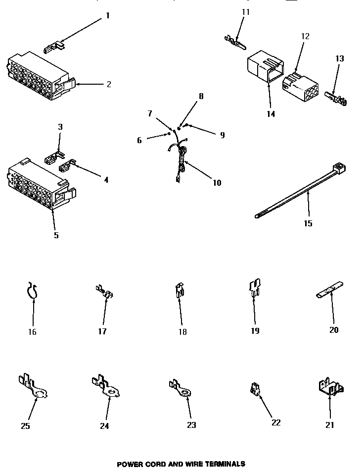 17 - POWER CORD & WIRE TERMINALS