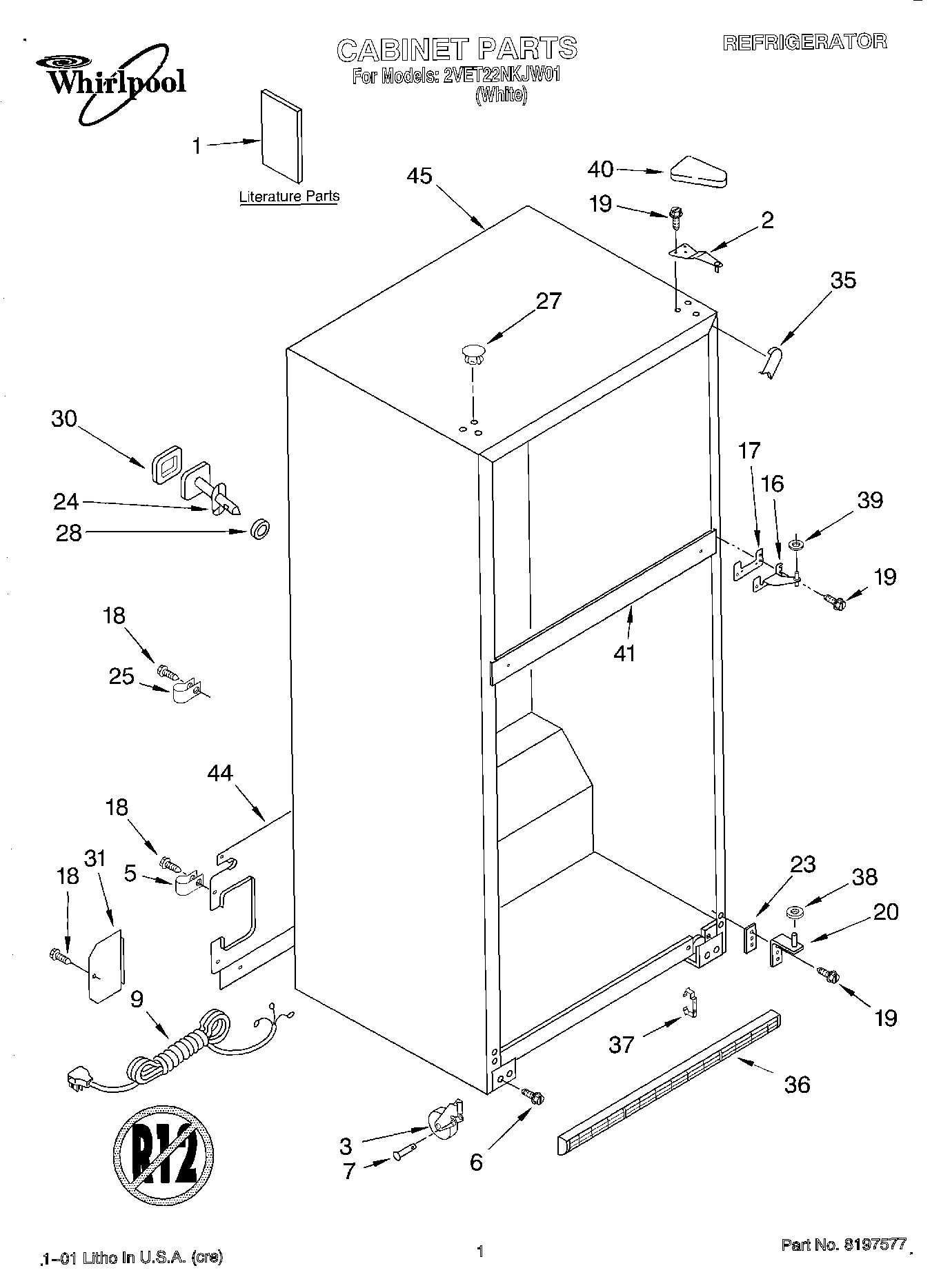 01 - CABINET, LITERATURE