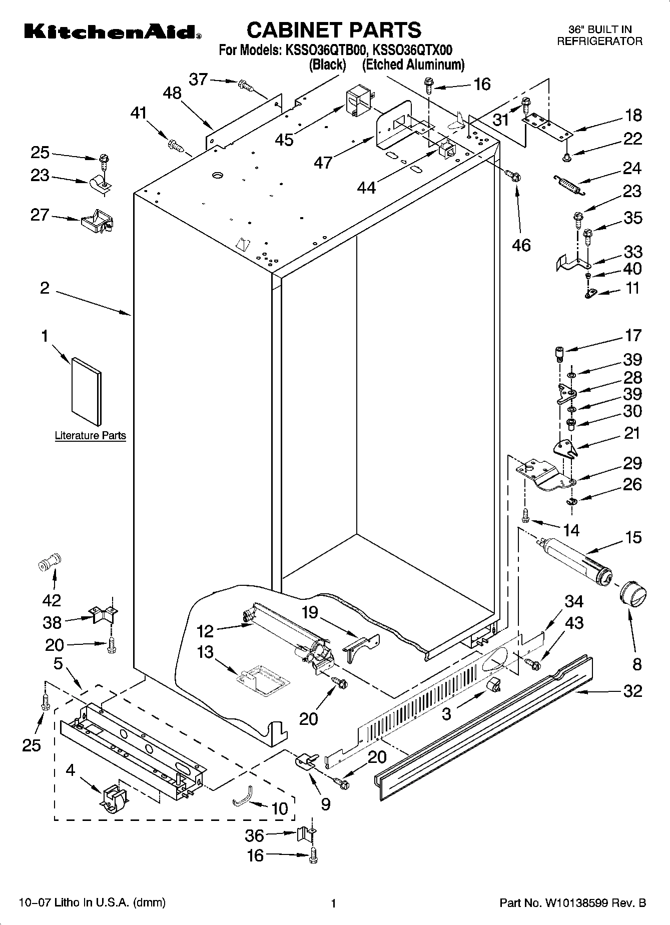 01 - CABINET PARTS