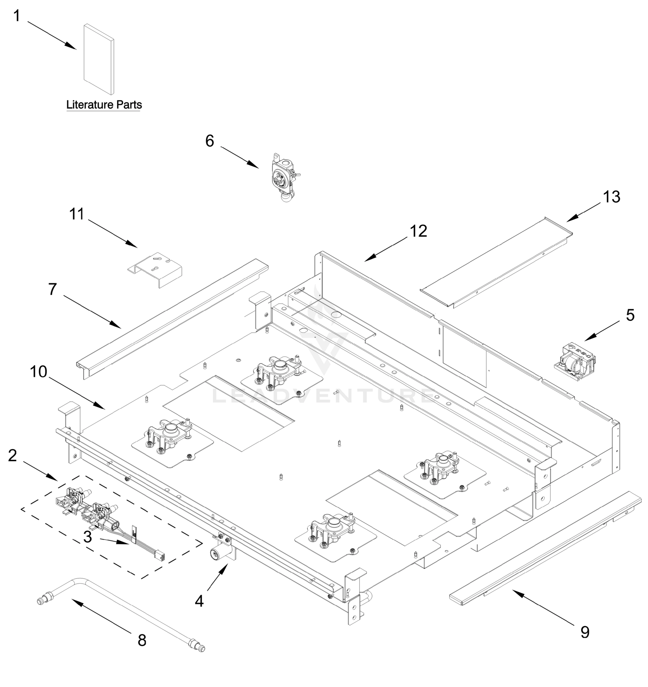 BURNER BOX PARTS