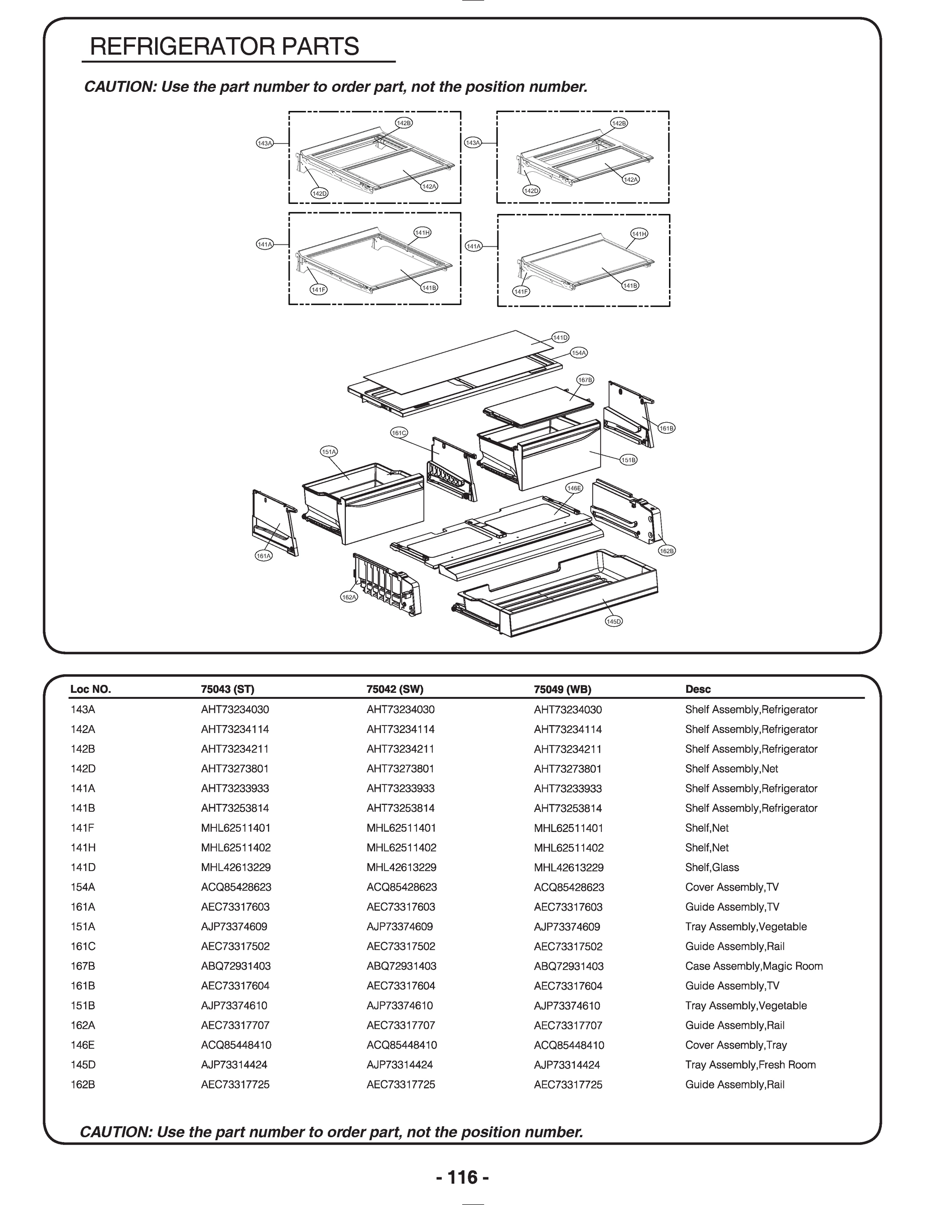 REFRIGERATOR PARTS