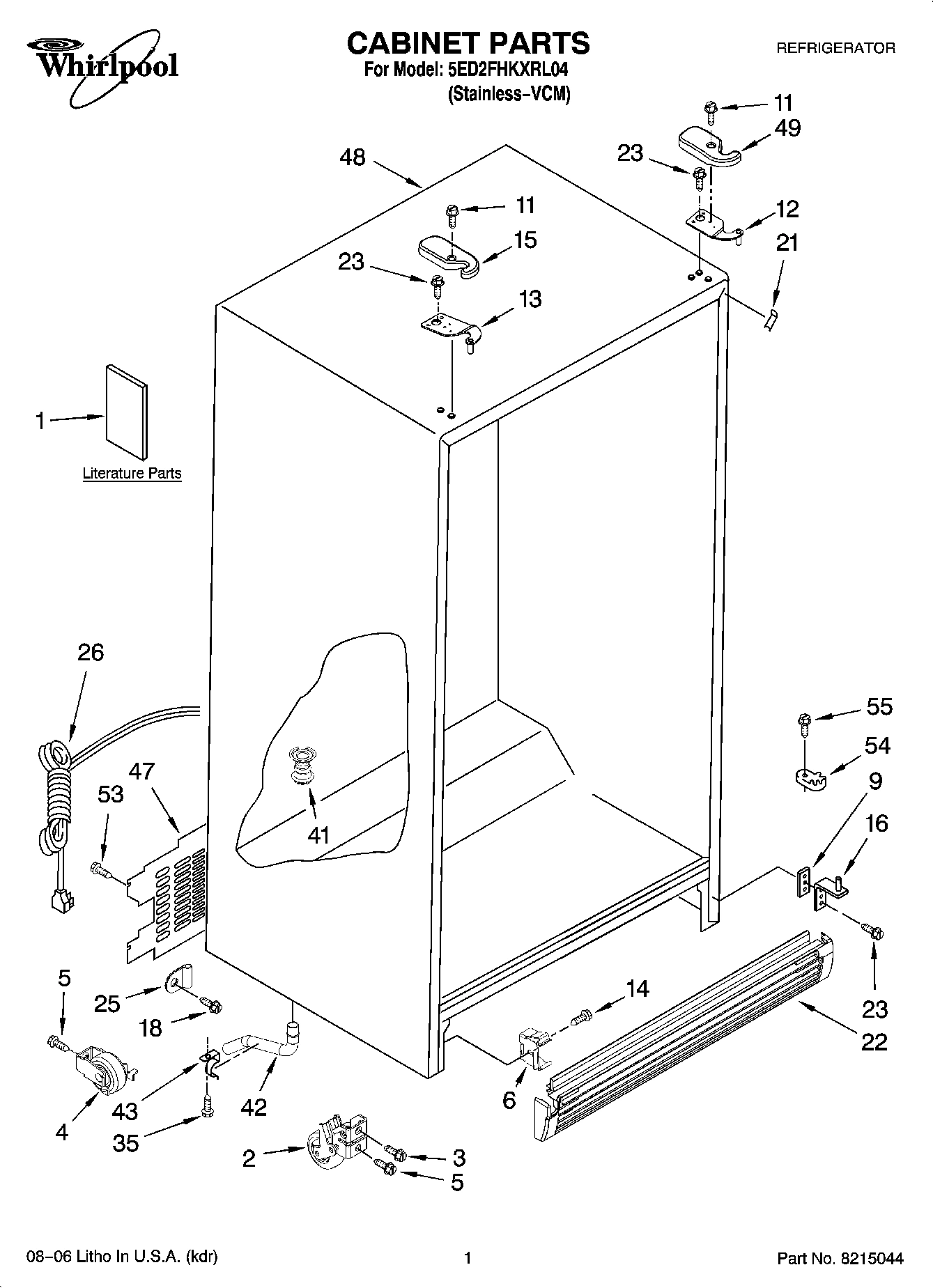 01 - CABINET PARTS