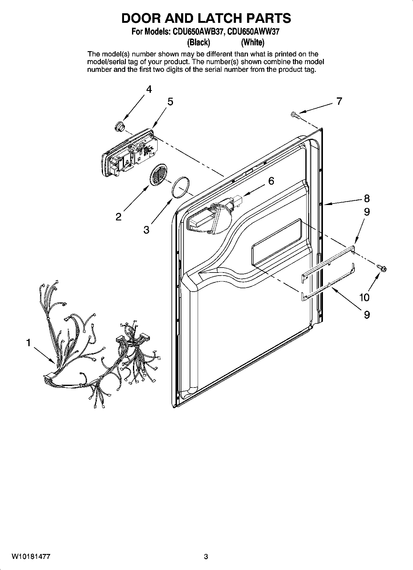 03 - DOOR AND LATCH PARTS