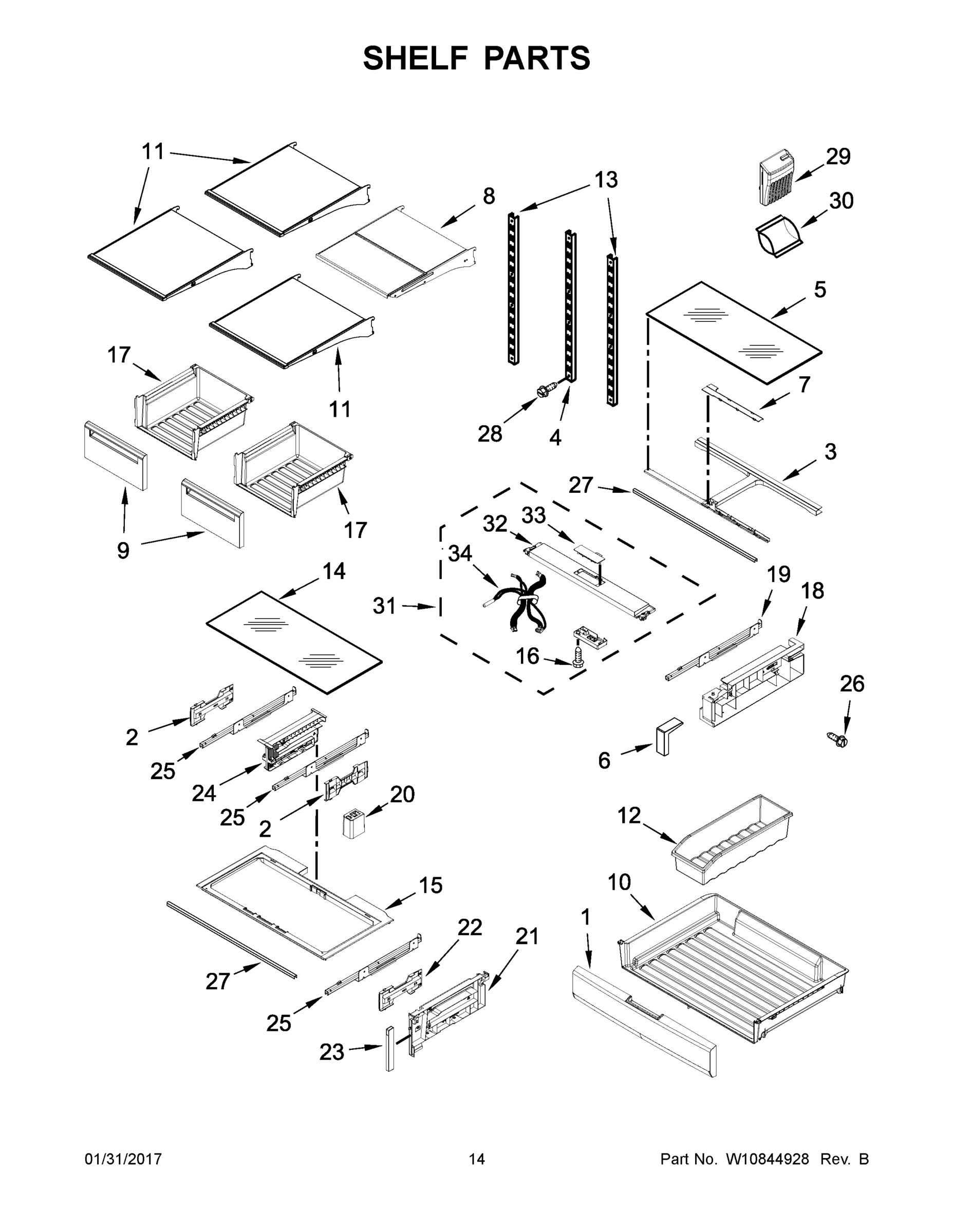 08 - SHELF PARTS