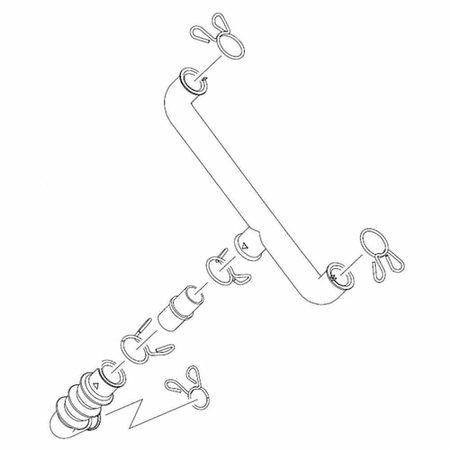 DC97-15314B Samsung Hose Air Assembly