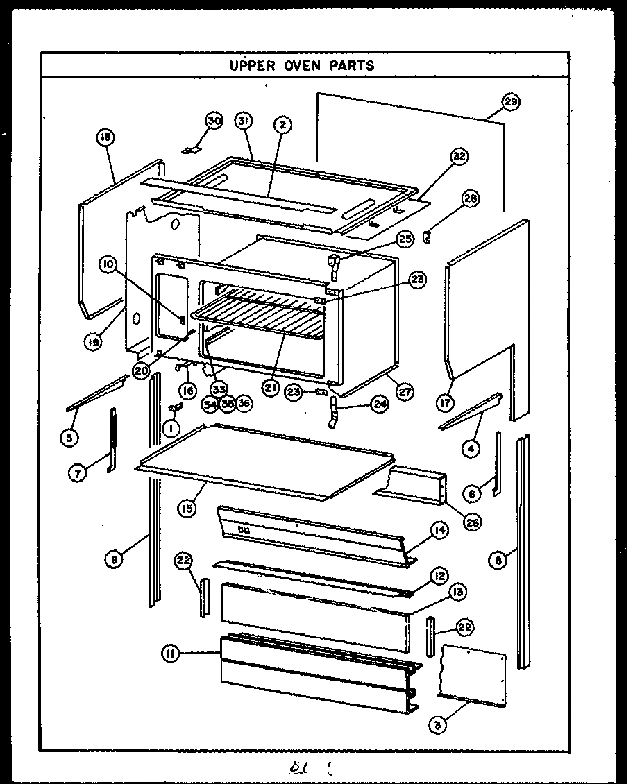 04 - UPPER OVEN PARTS