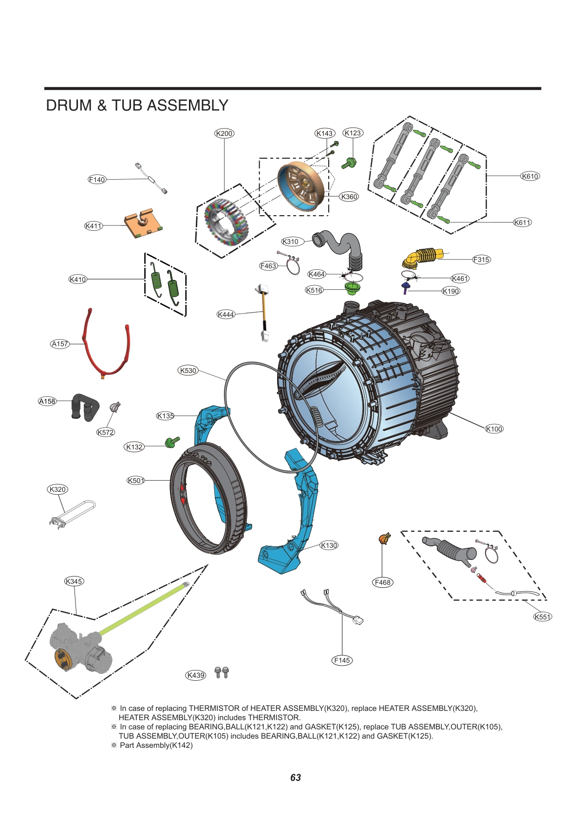 DRUM & TUB ASSEMBLY