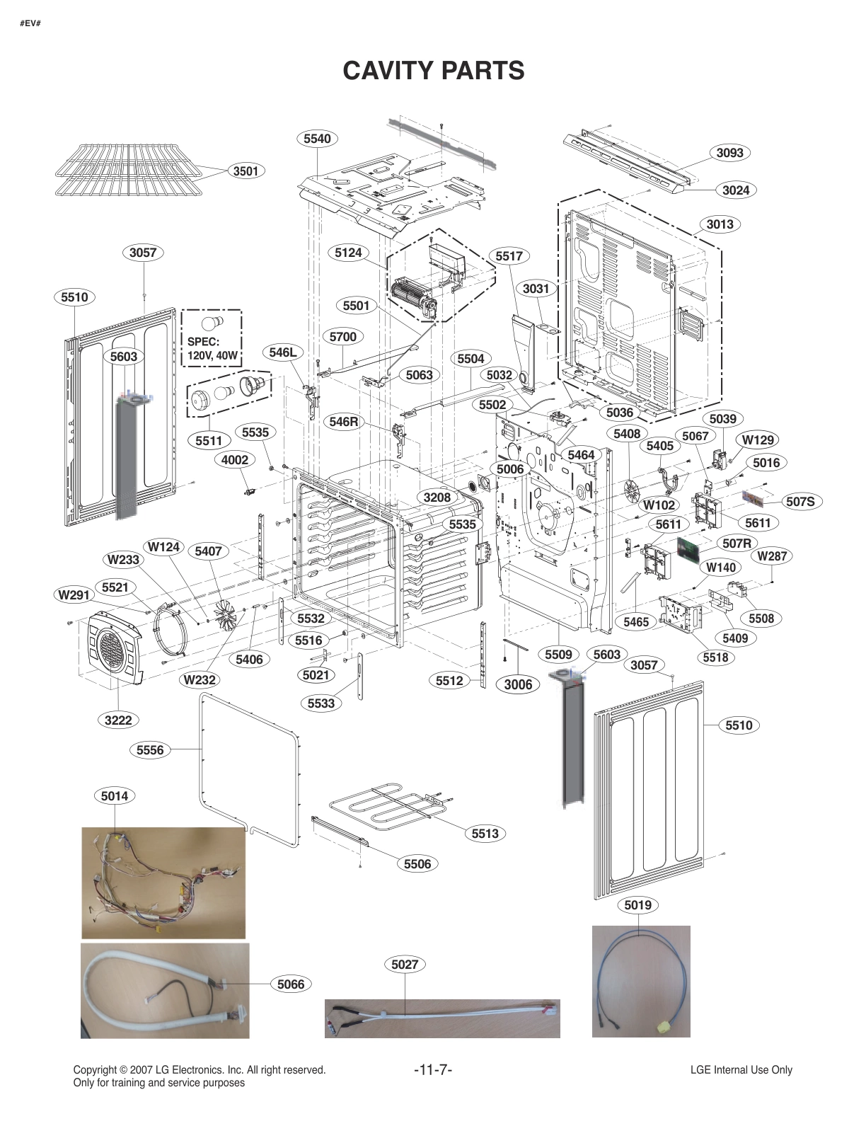 CAVITY PARTS