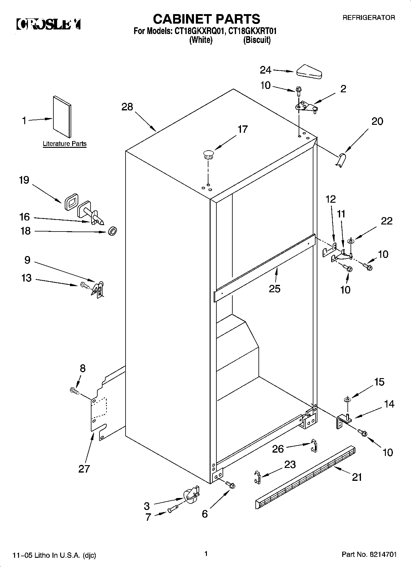 01 - CABINET PARTS