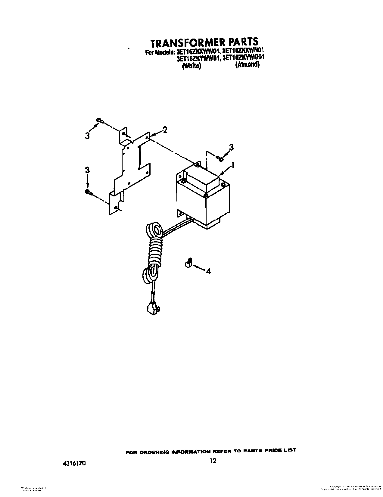 09 - TRANSFORMER, NOT ILLUSTRATED