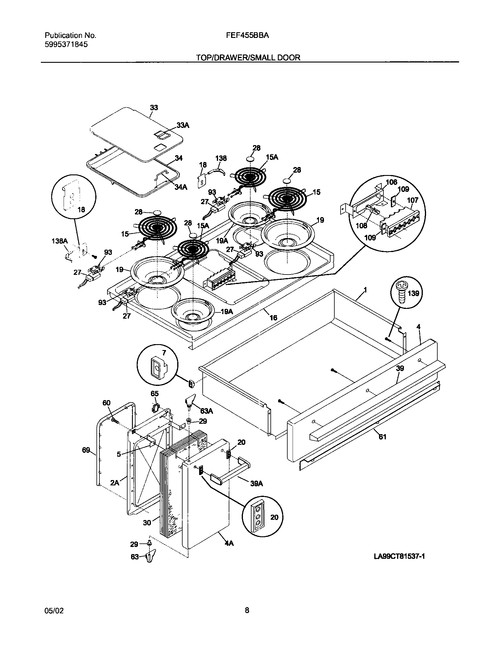 07 - TOP/DRAWER/SMALL DOOR