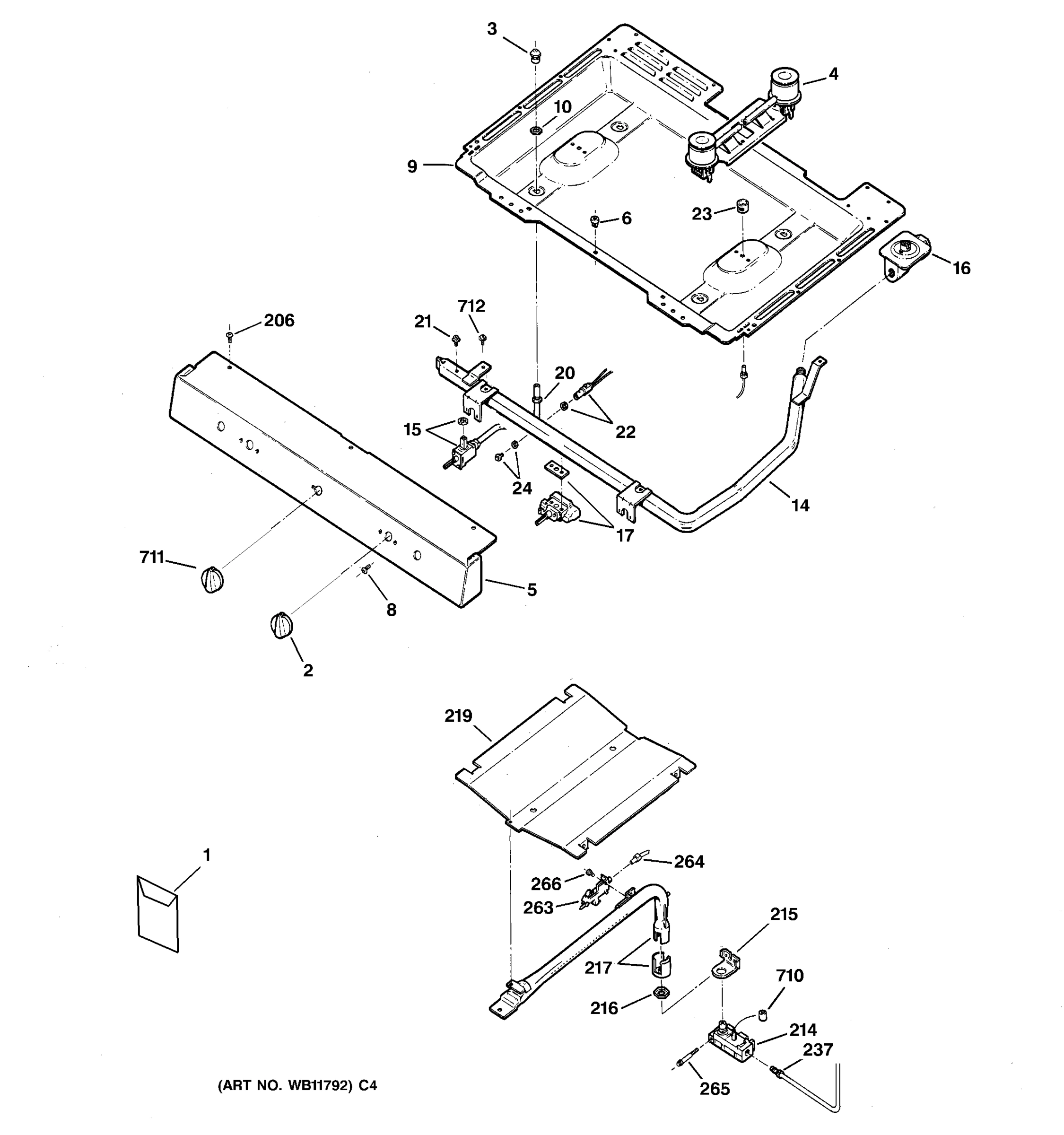 GAS & BURNER PARTS