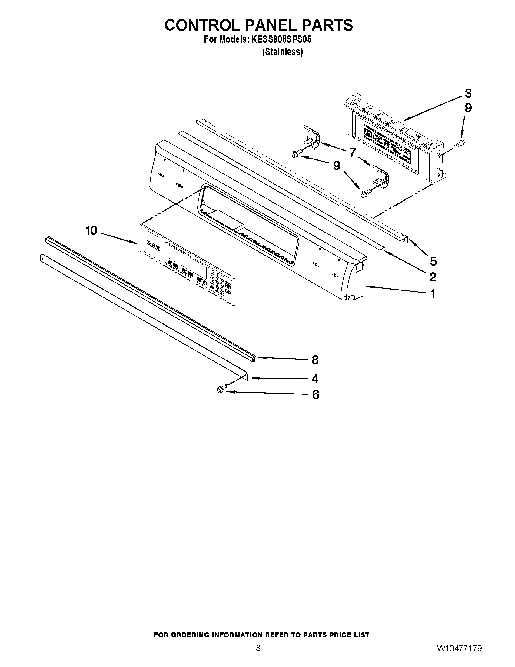 05 - CONTROL PANEL PARTS
