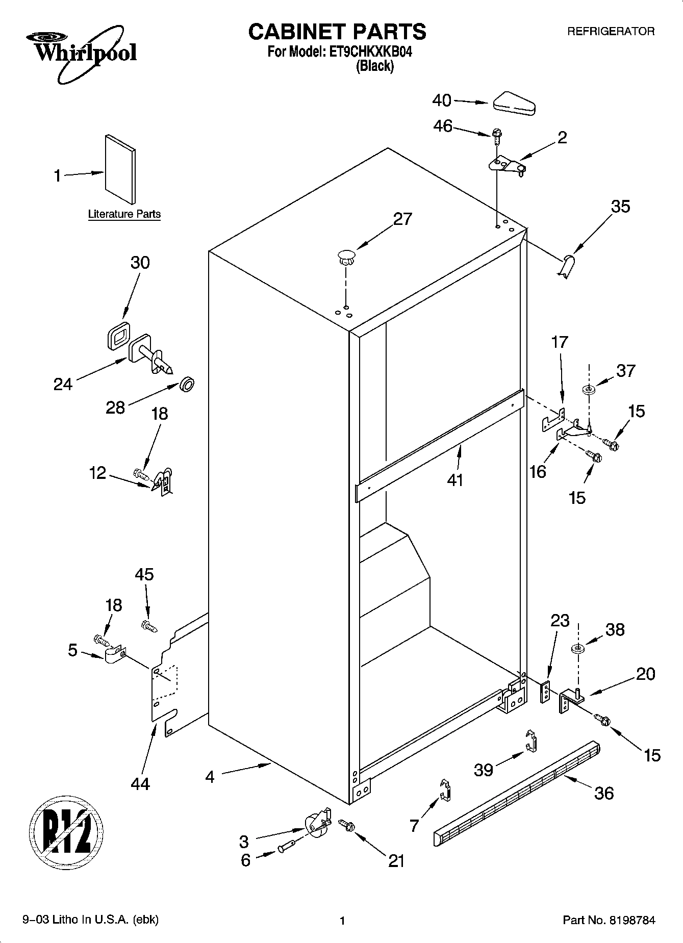 01 - CABINET PARTS