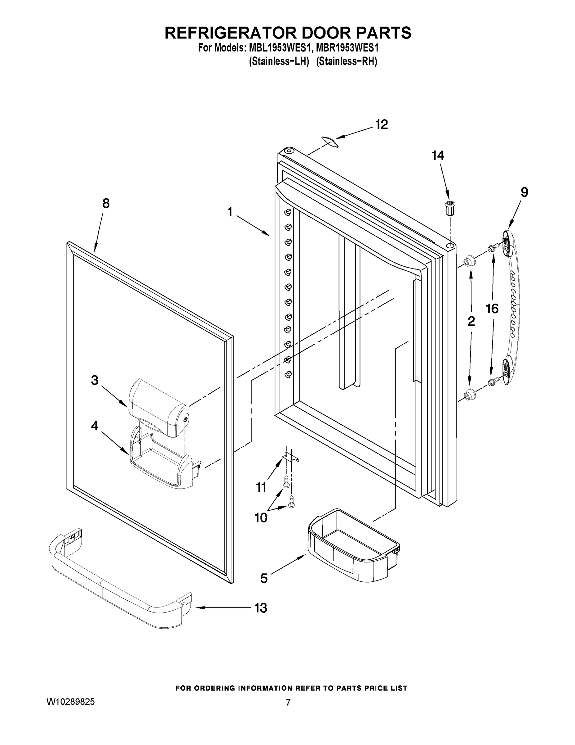 05 - REFRIGERATOR DOOR PARTS
