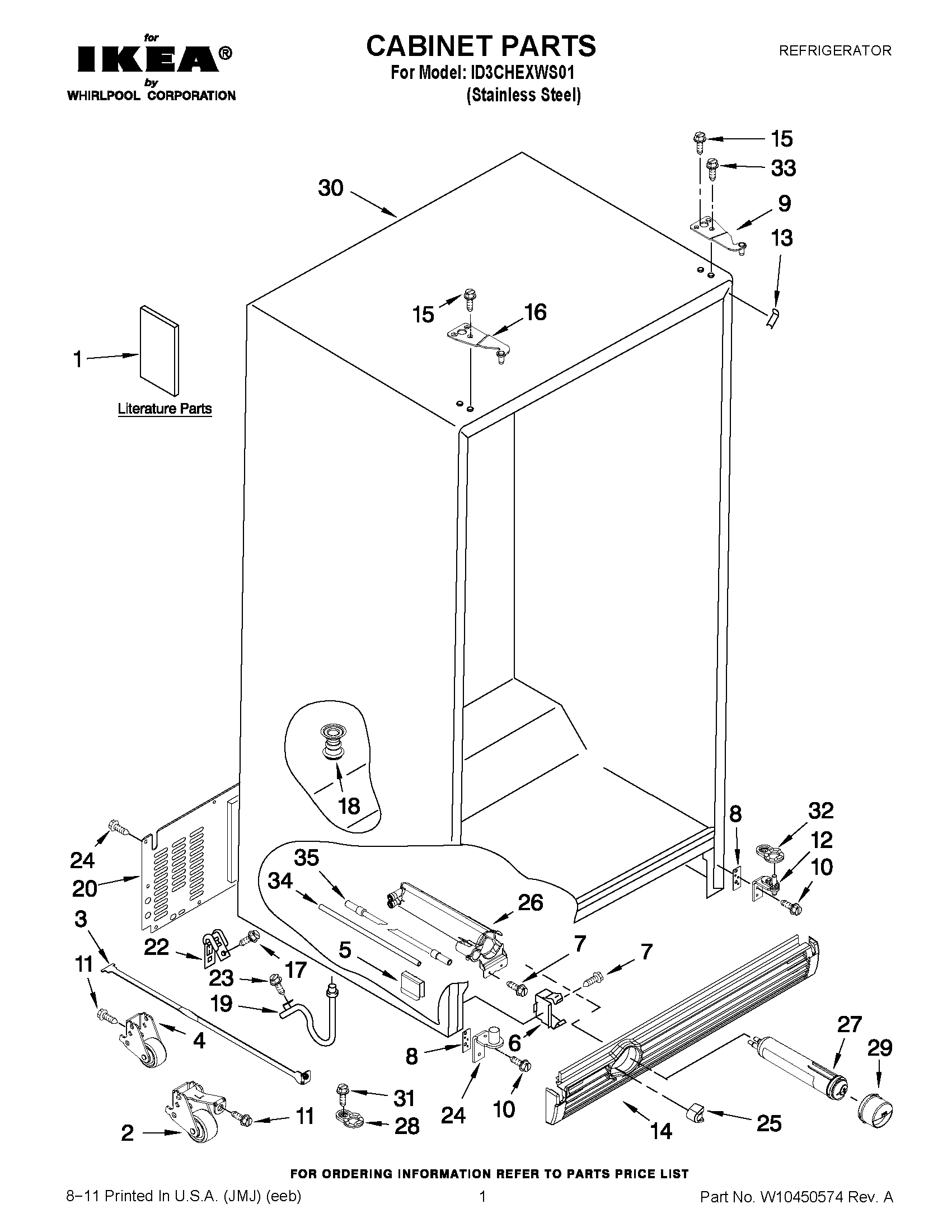 01 - CABINET PARTS