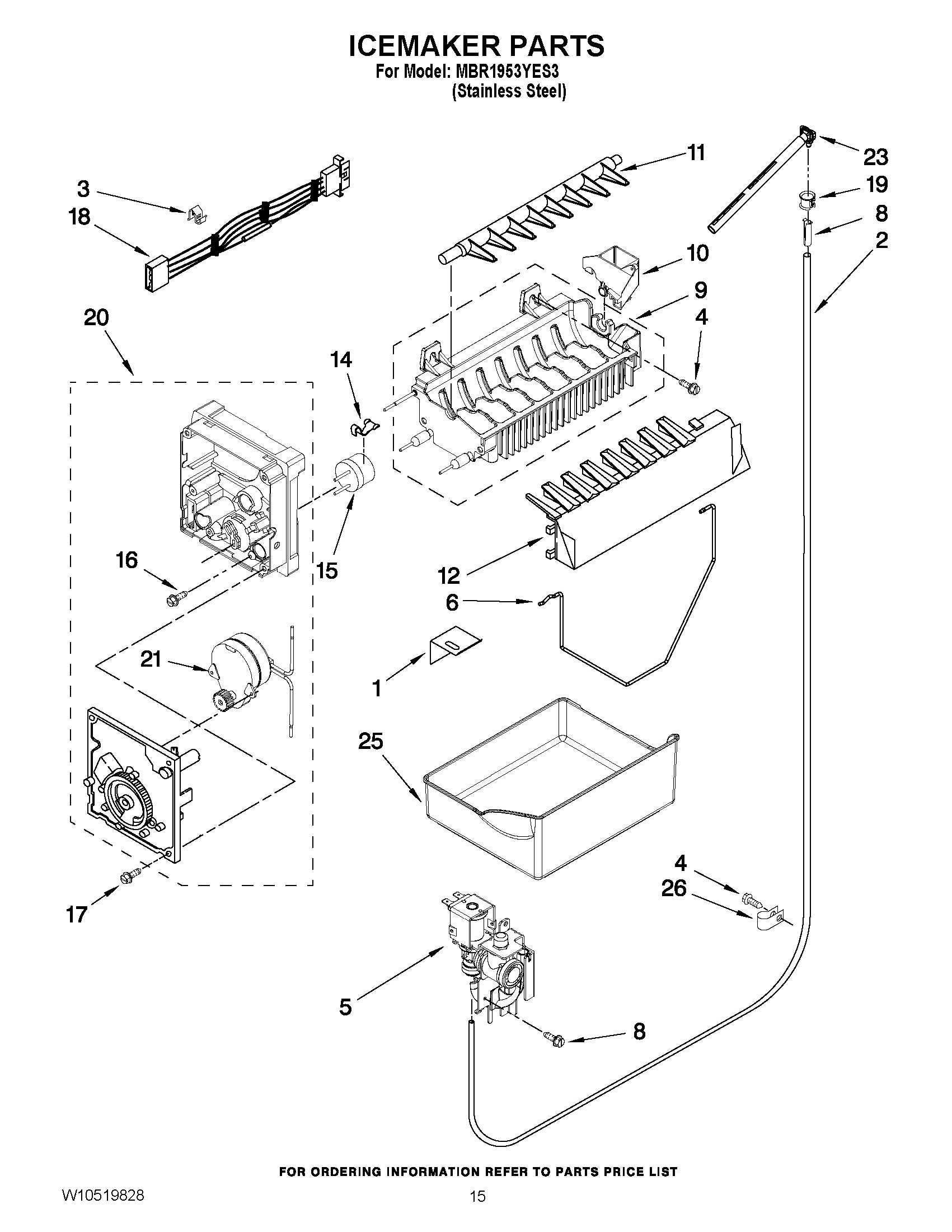 08 - ICEMAKER PARTS