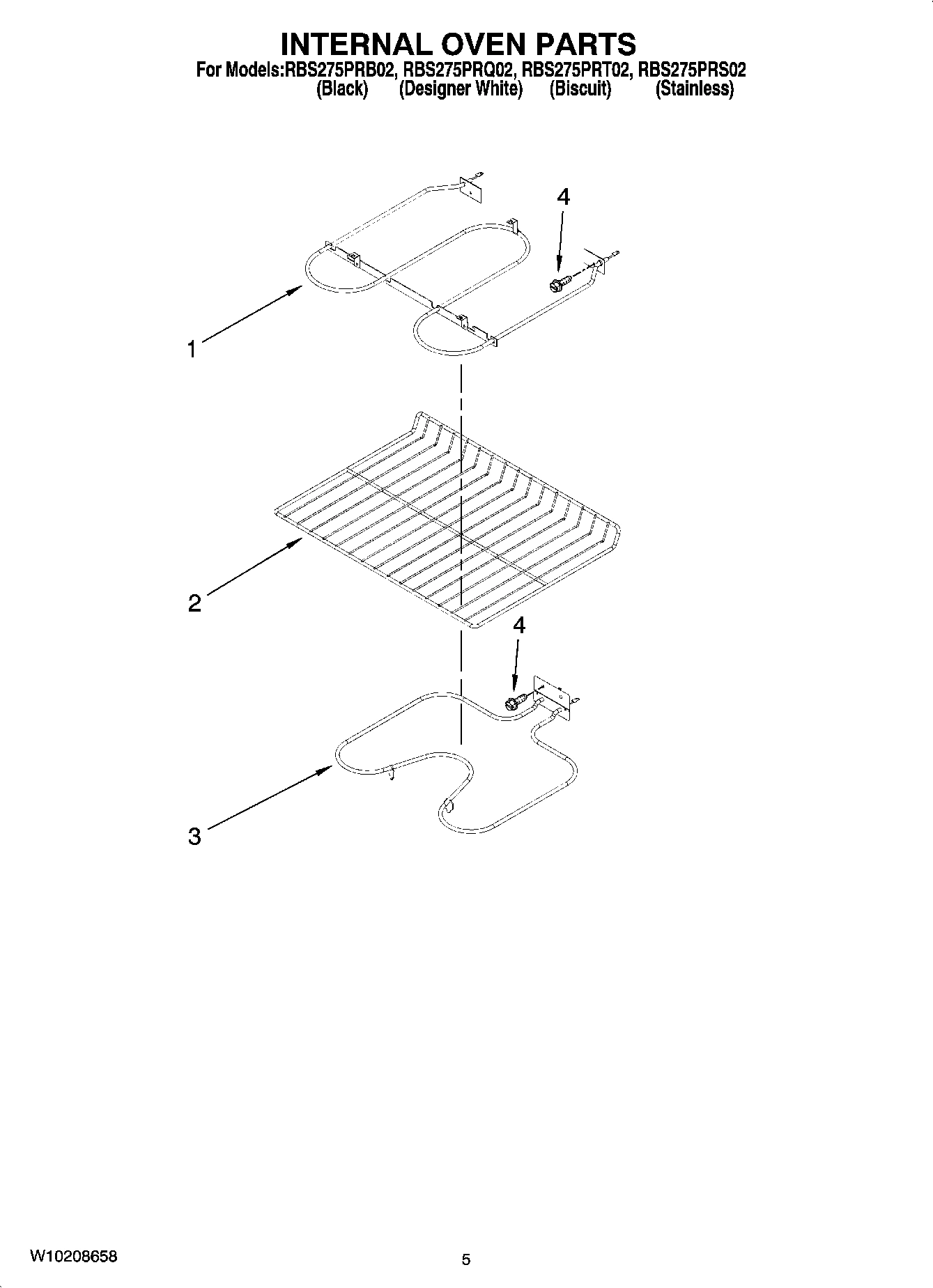 04 - INTERNAL OVEN PARTS