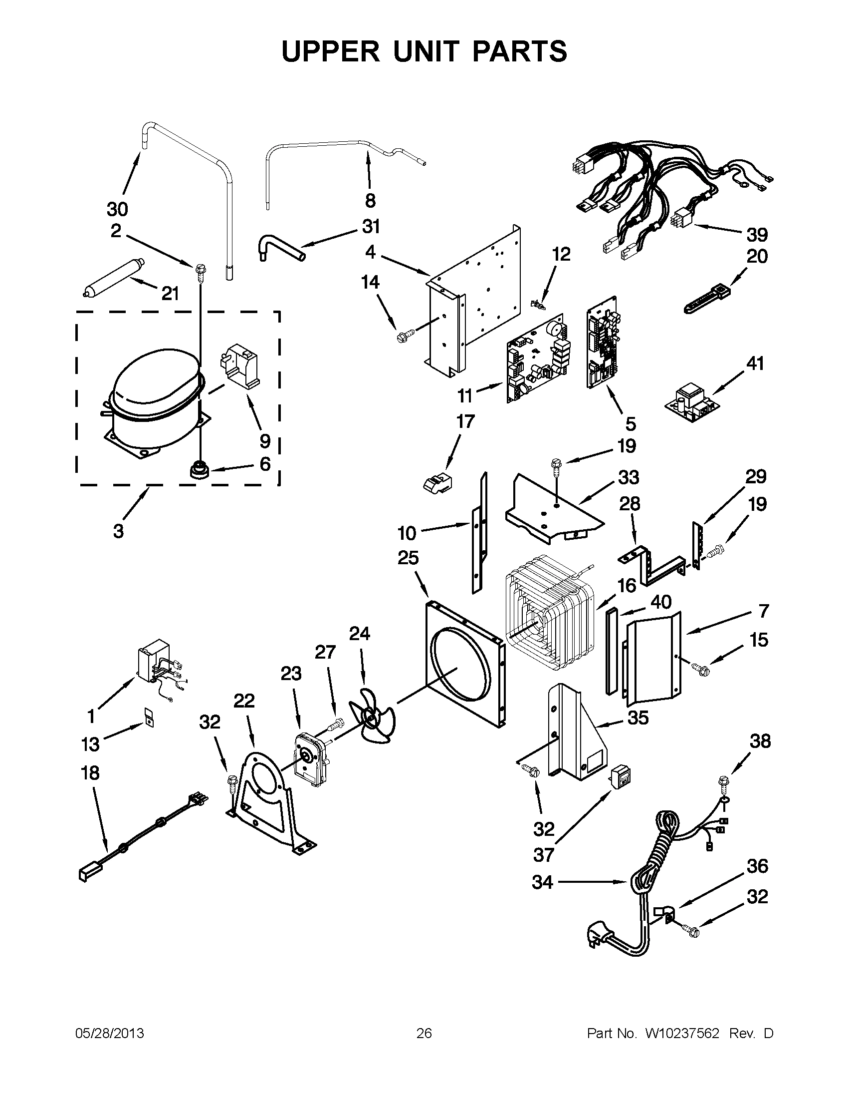 13 - UPPER UNIT PARTS
