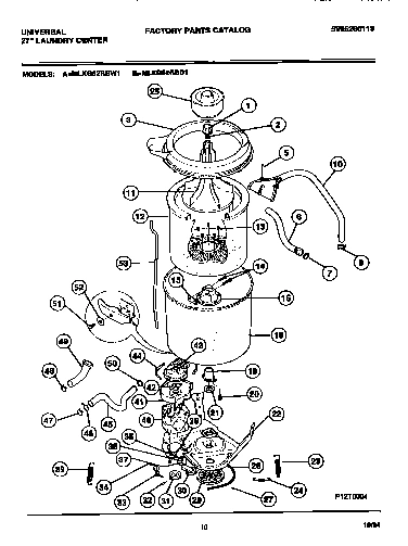 06 - WASHER - TUBS, HOSES, MOTOR