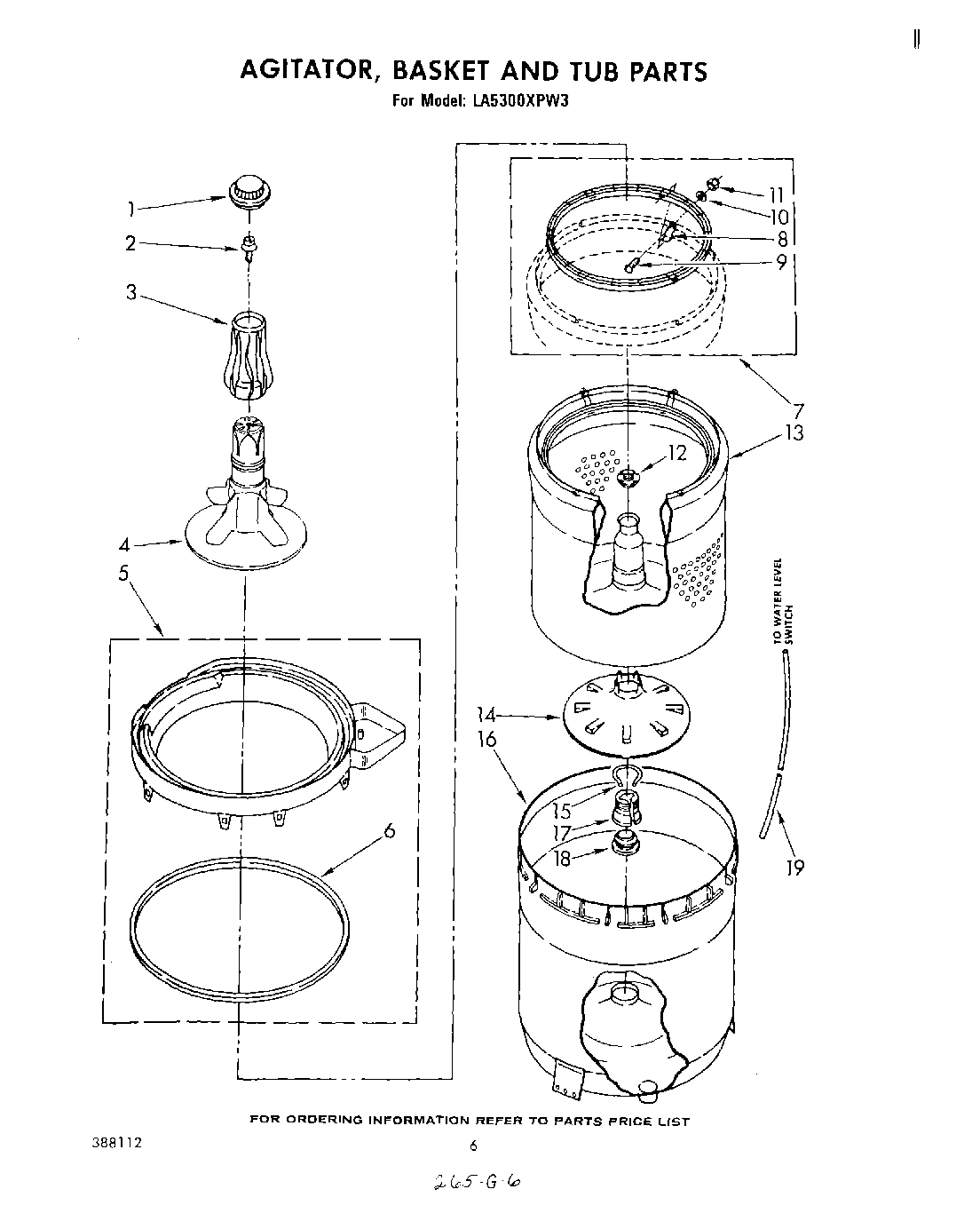 04 - AGITATOR, BASKET AND TUB