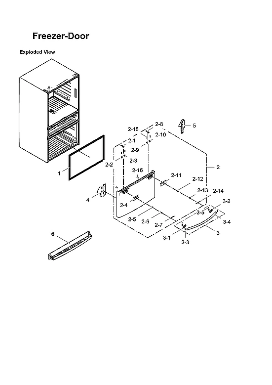 FREEZER DOOR PARTS