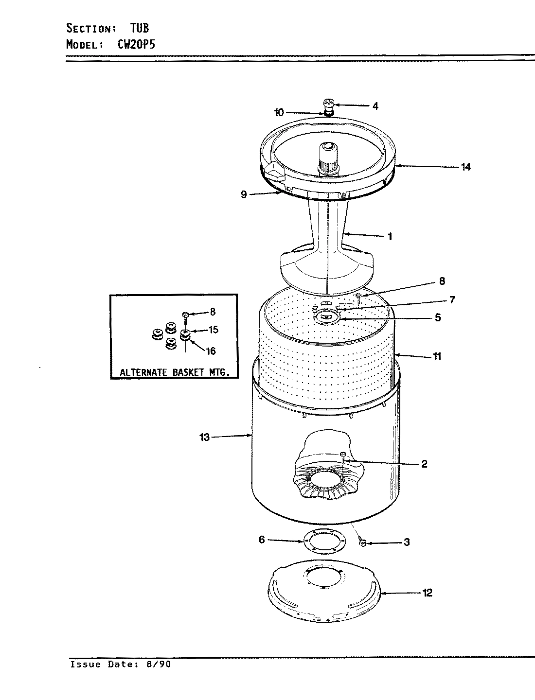 12 - TUB (ORIG. REV. A-D)