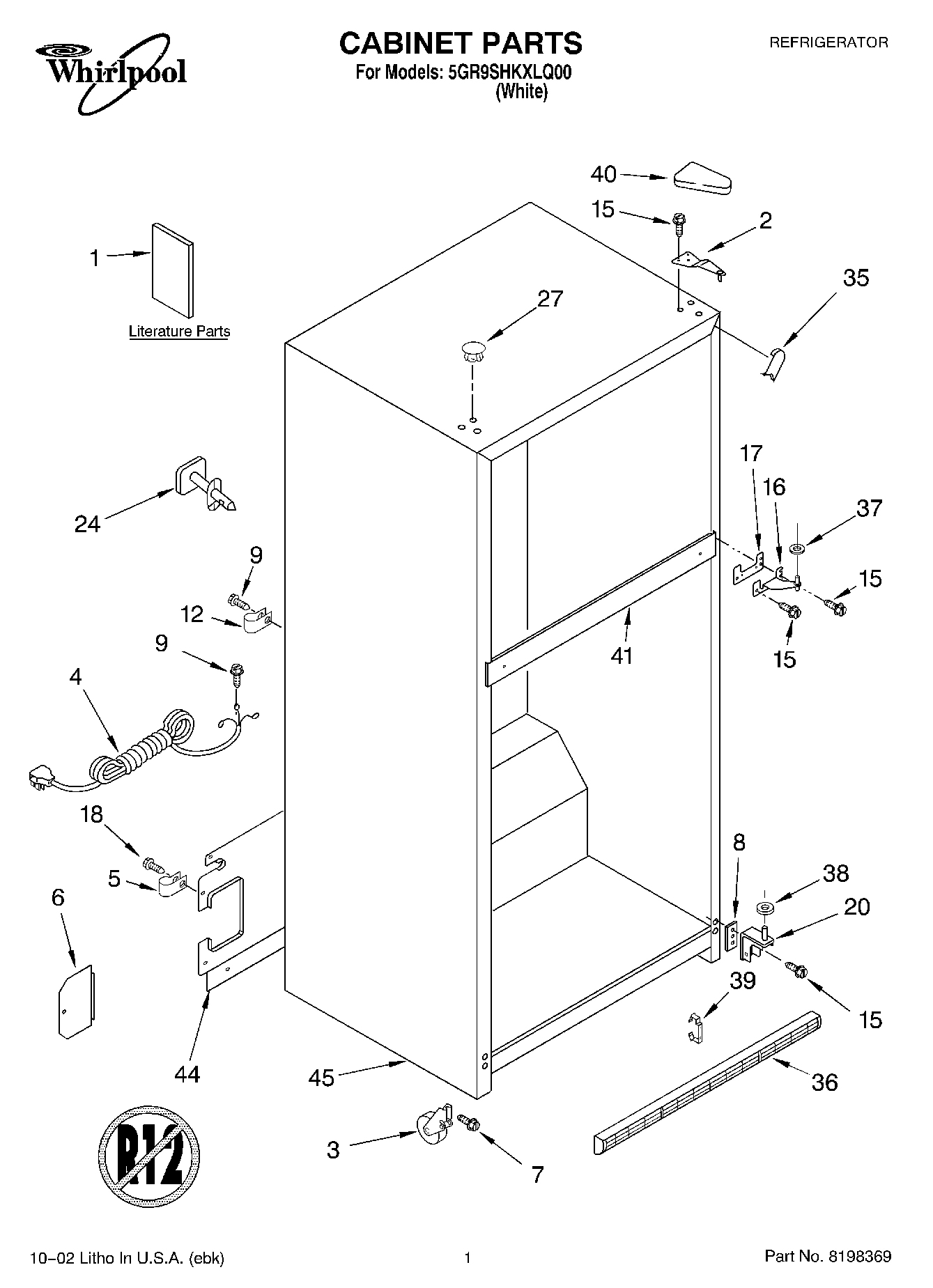 01 - CABINET, LITERATURE