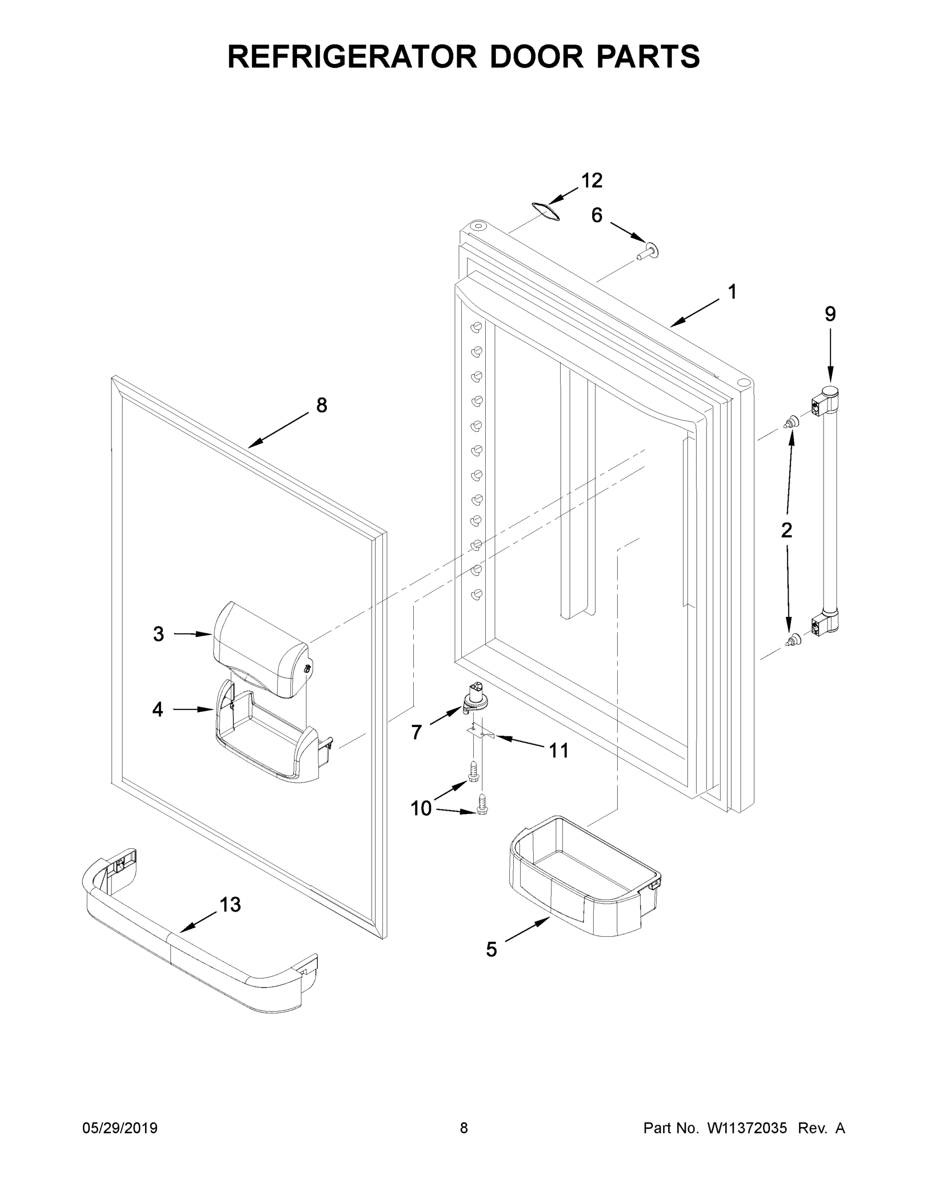 05 - REFRIGERATOR DOOR PARTS