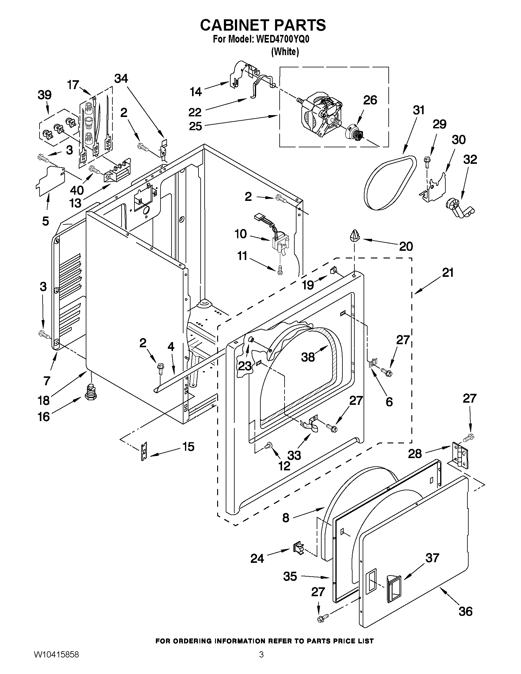 02 - CABINET PARTS