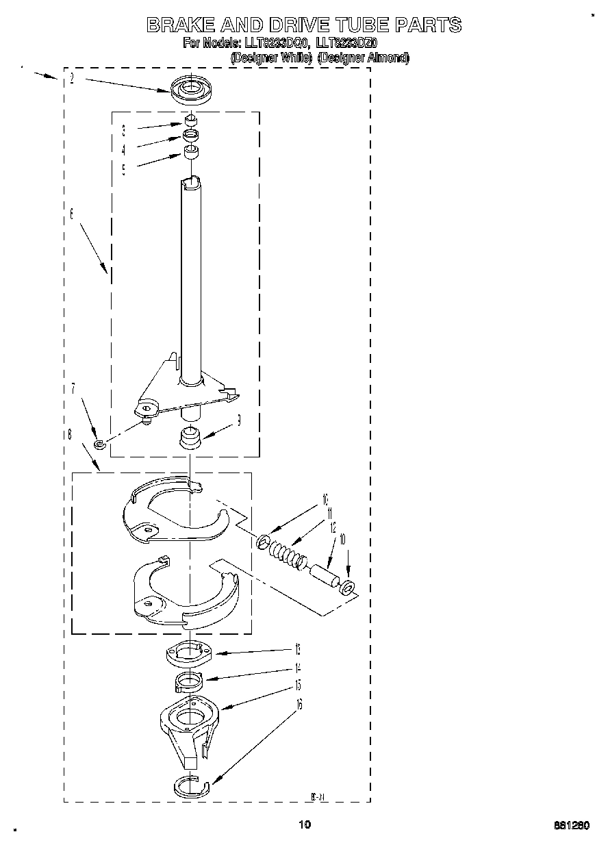 08 - BRAKE AND DRIVE TUBE