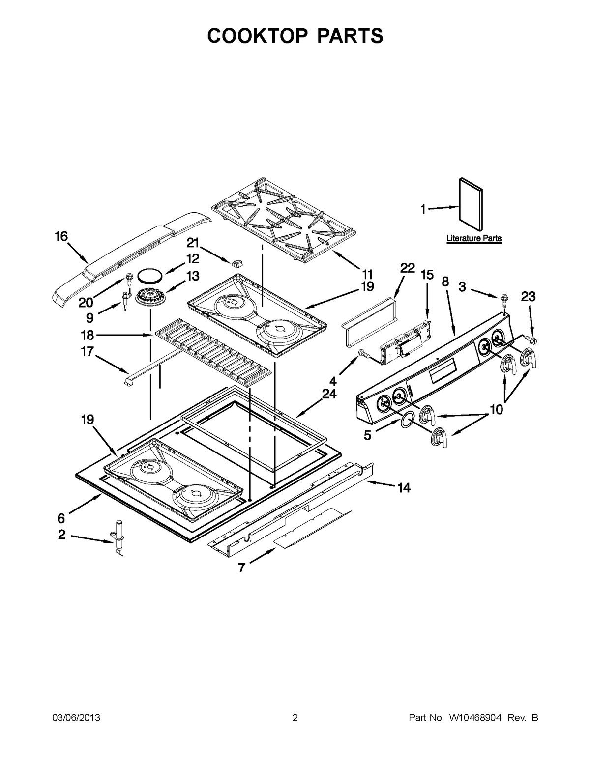 01 - COOKTOP PARTS