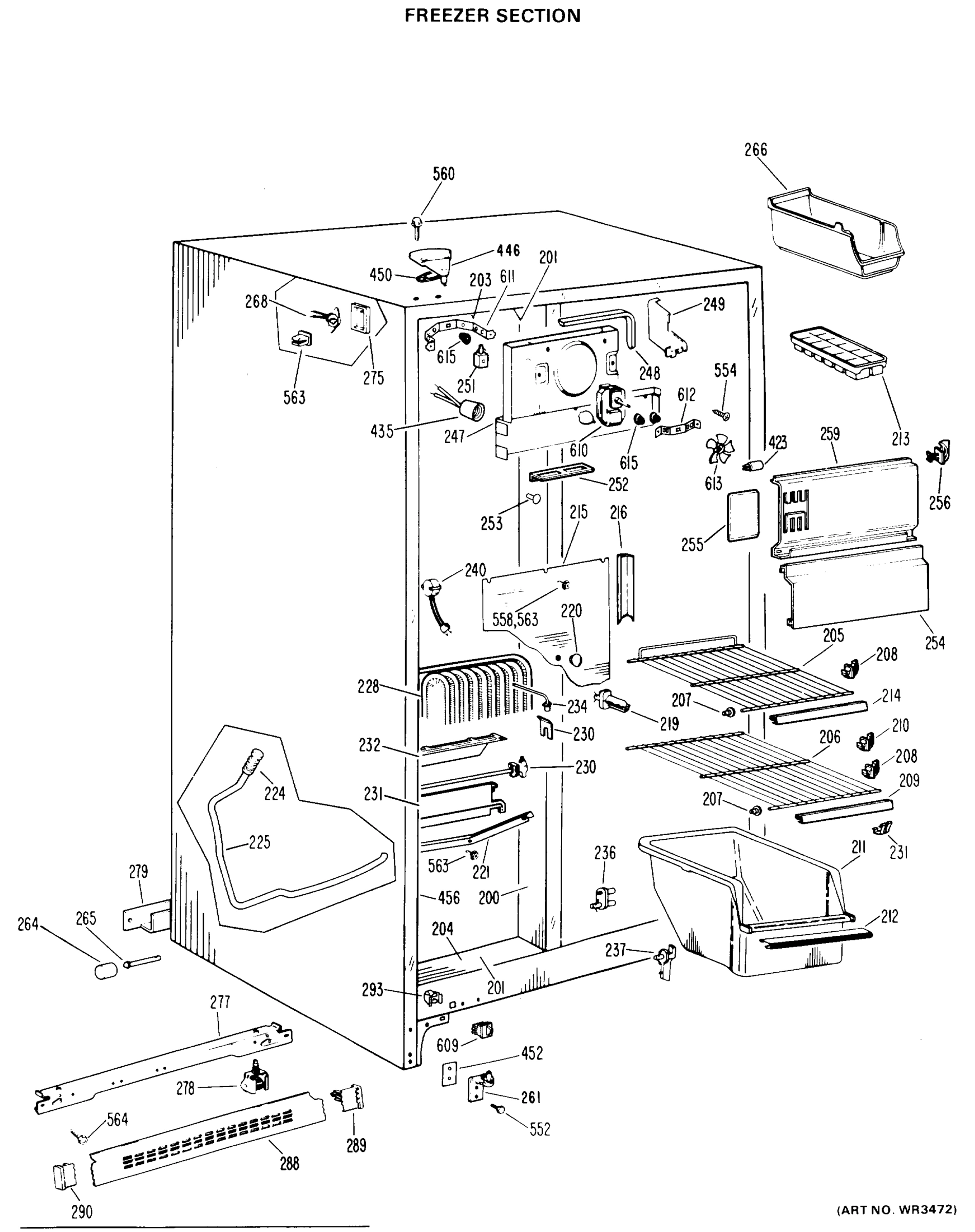 FREEZER SECTION