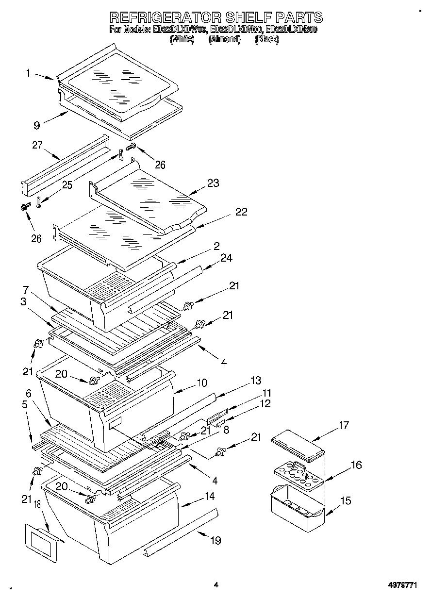 03 - REFRIGERATOR SHELF