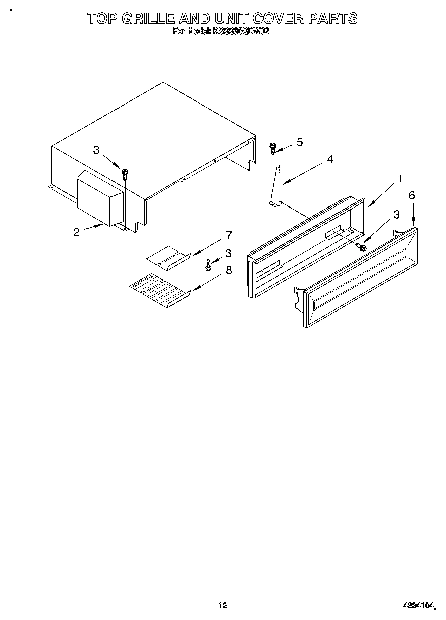 09 - TOP GRILLE AND UNIT COVER