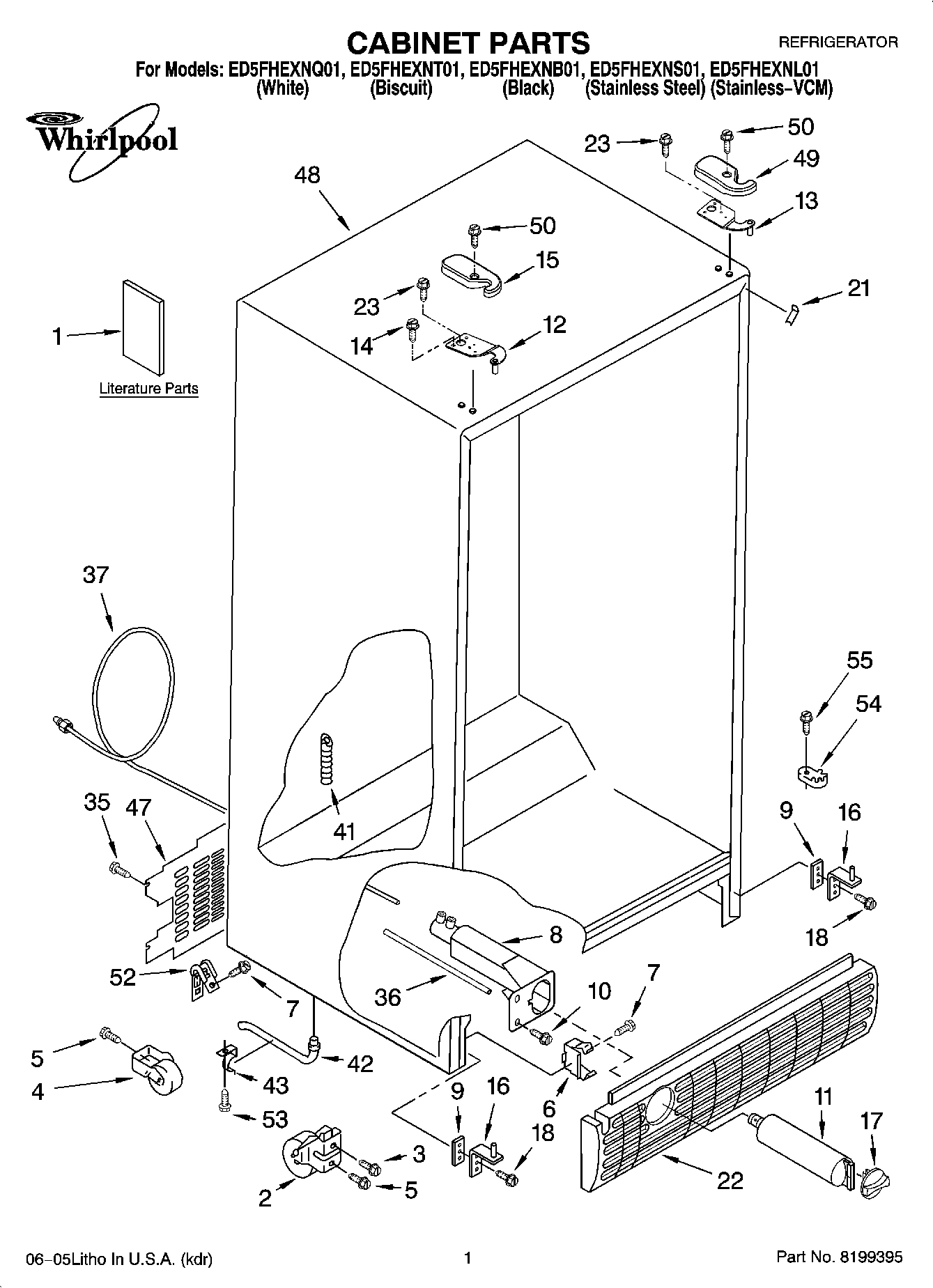 01 - CABINET PARTS