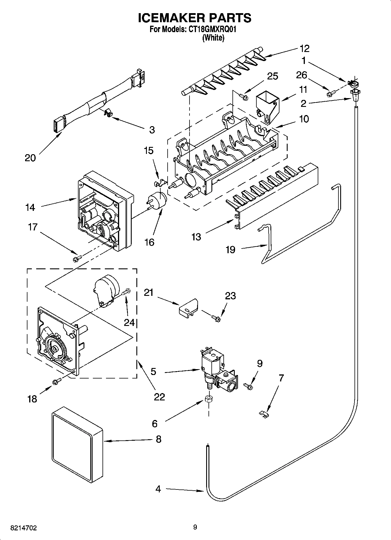 05 - ICEMAKER PARTS