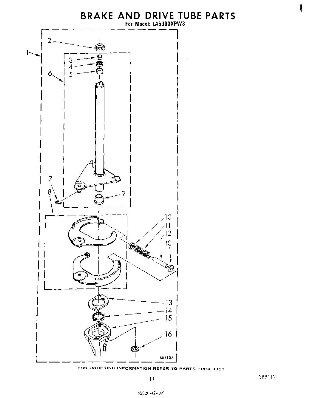 09 - BRAKE AND DRIVE TUBE