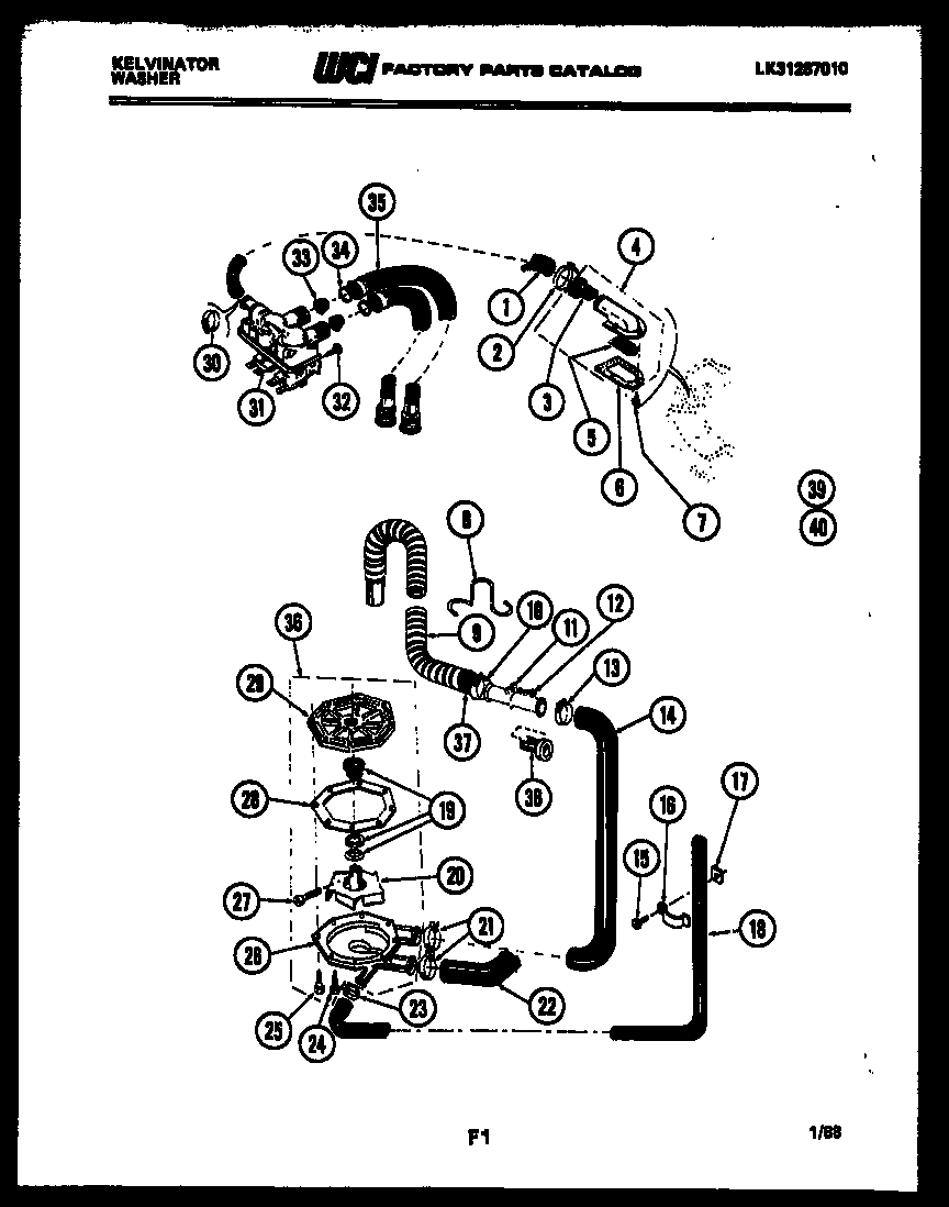 04 - PUMP, WATER VALVE, WATER INLET